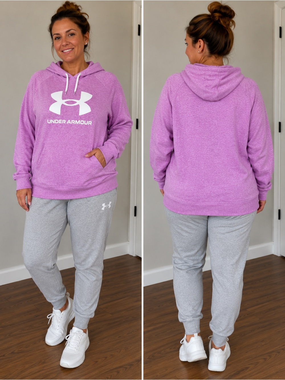 Under Armour Women's Xl Lavender Hoodie Pullover